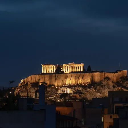 Majestic Overlooking Acropolis With Hot Tub Villa Athen