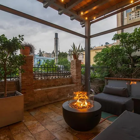 Majestic Overlooking Acropolis With Hot Tub * Athen