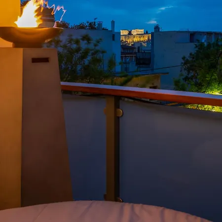 Majestic Overlooking Acropolis With Hot Tub